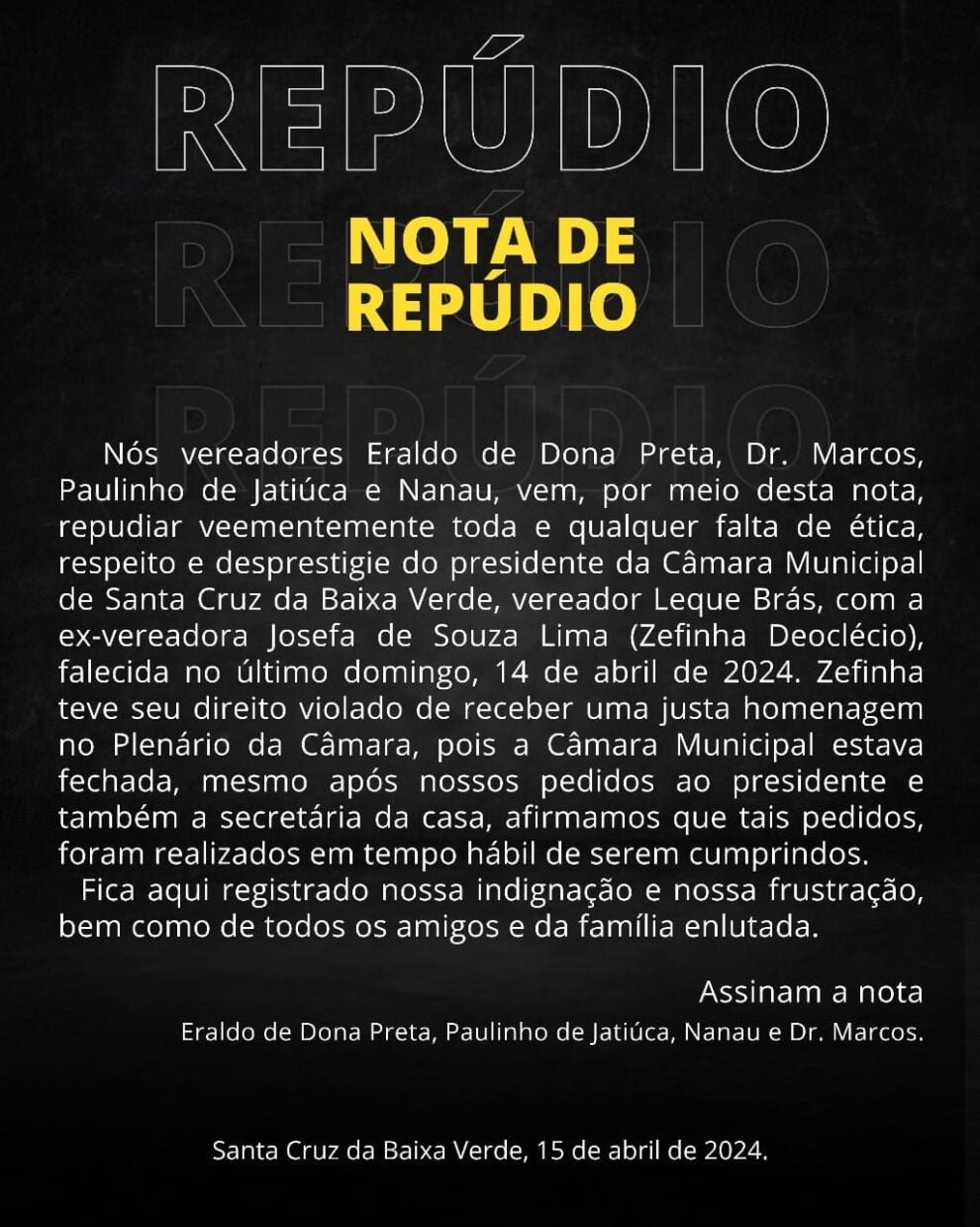 santa-cruz-da-baixa-verde-–-vereadores-emitem-nota-de-repudio-contra-o-presidente-da-casa.