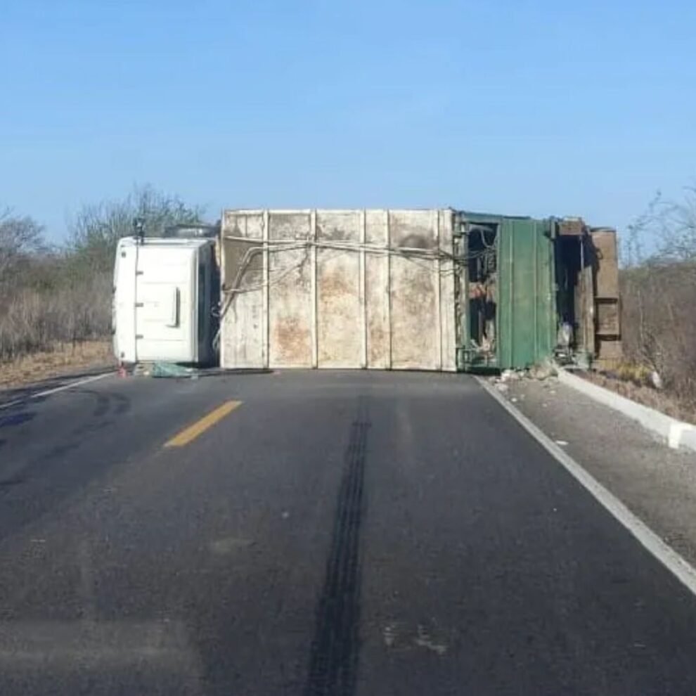 caminhao-de-lixo-tomba-e-interdita-rodovia-federal-proximo-a-st