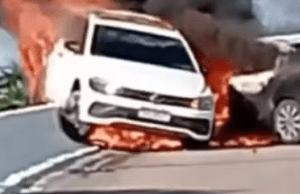 carros-pegam-fogo-apos-colisao-em-viaduto-entre-olinda-e-recife;-uma-pessoa-fica-ferida