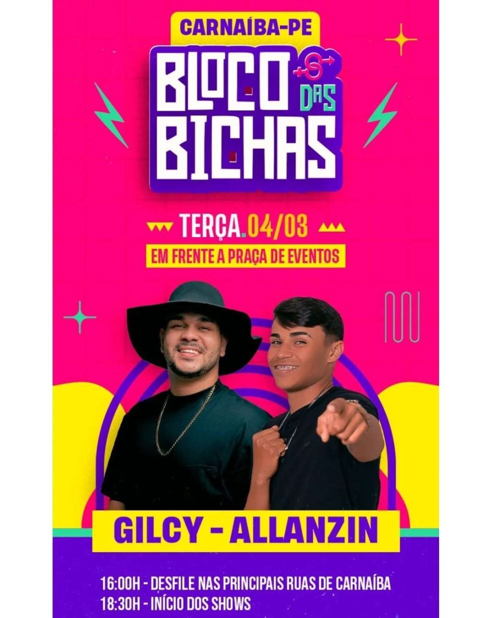 allanzin-e-gilcy-sao-atracoes-do-“bloco-das-bichas”,-em-carnaiba-na-terca-feira