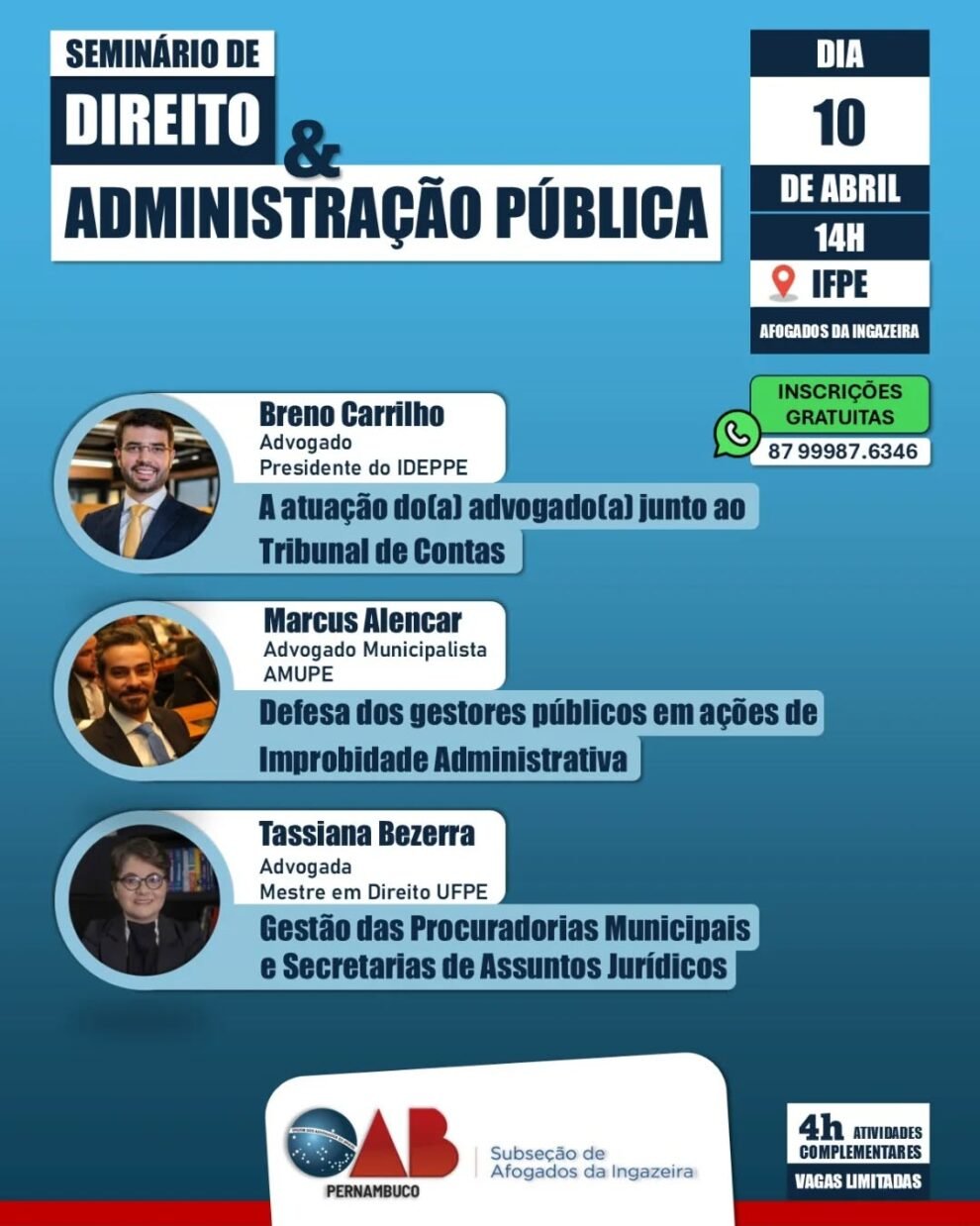 oab-de-afogados-promove-seminario-de-direito-e-administracao-publica