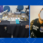 falso-policial-e-preso-com-drogas,-armas-e-distintivos-durante-operacao-no-recife