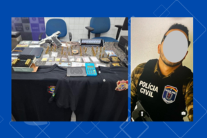 falso-policial-e-preso-com-drogas,-armas-e-distintivos-durante-operacao-no-recife