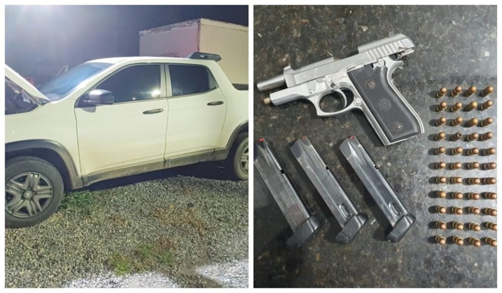 prf-detem-homem-com-pistola,-municoes-e-caminhonete-roubada-em-serra-talhada
