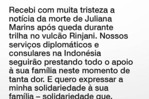 presidente-lula-lamenta-morte-de-brasileira-durante-trilha-na-indonesia