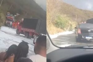 𝗖olisao-frontal-entre-sienna-e-caminhao-entre-ambo-e-sao-jose-do-egito