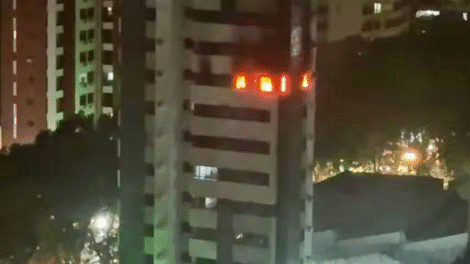 incendio-atinge-apartamento-no-recife-e-deixa-idoso-ferido;-bombeiros-resgatam-animais